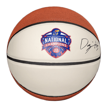 DaJuan Harris, Kansas Jayhawk 2022 National Championship Signed Basketball