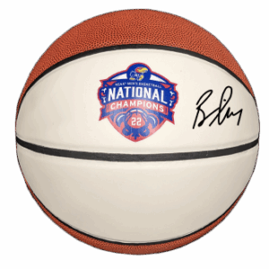 Bill Self Kansas Jayhawk 2022 National Championship Signed Basketball