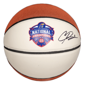 Christian Braun, Kansas Jayhawk 2022 National Championship Signed Basketball