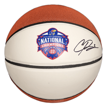 Christian Braun, Kansas Jayhawk 2022 National Championship Signed Basketball