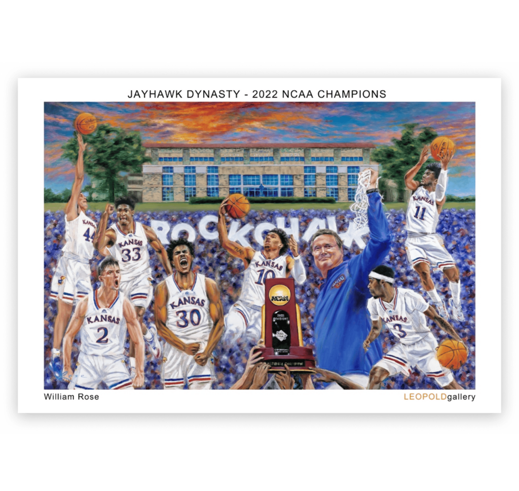Jayhawk Autographs Buy Jayhawk Dynasty 18"x24" Lithograph