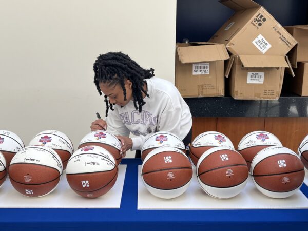 2023-2024 Kansas Jayhawk Women's Team Signed Basketball - Image 3