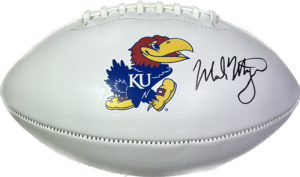 Mark Mangino Autographed Football
