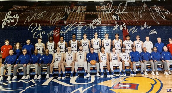 Autographed 2023-2024 Men's Team Basketball 18"x24" Poster - Image 2