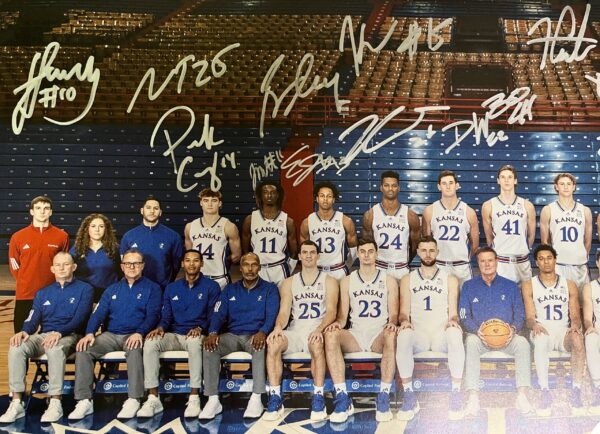 Autographed 2023-2024 Men's Team Basketball 18"x24" Poster - Image 4