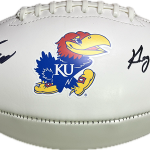 Lance Leipold and Kenny Logan Signed Football