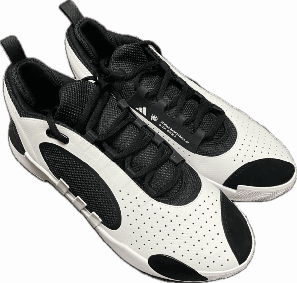 Michael Jankovich Adidas Team Issued Shoes (Black and White). Size 10.5 - Image 2