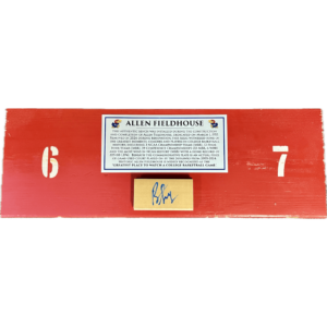 Signed Bench Piece Red