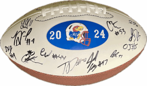 2024 KU Team Signed Football (21 players)