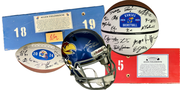 Fall 2024 Jayhawk Autographs Featured Products