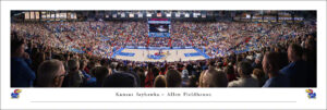 2024 Allen Fieldhouse Panoramic vs. North Carolina (40" x 13.5")