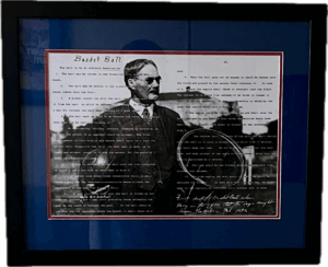James Naismith Framed Rules of Basketball (16"x19.25)