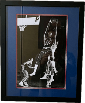 Wilt Chamberlain Framed Photo (16"x19.25")