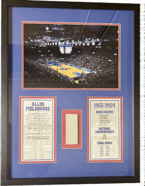1955 Allen Fieldhouse Framed Limestone
