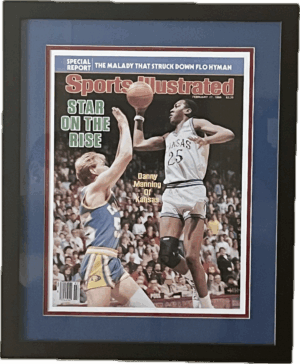 Danny Manning 1986 Framed Sports Illustrated Cover