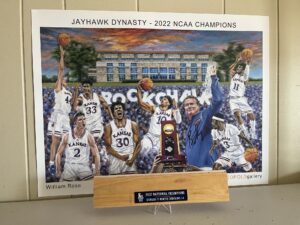 Bill Self Signed National Championship 18"x 24"Lithograph - Black Friday Special (see details below)